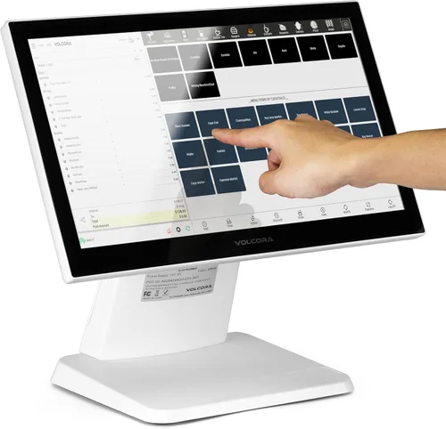 Vista 8 de Volcora Máquina terminal de punto de venta al por menor y restaurante para pequeñas empresas, caja registradora de punto de venta con Windows 11