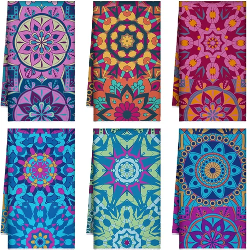 Vista 22 de Boyiee - Juego de 6 toallas de cocina de playa con temática marina, toallas de té náuticas con animales del mar, 60 x 40 centímetros, regalos