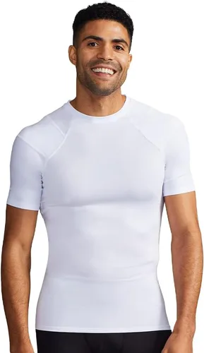 Vista 13 de Tommie Copper Camiseta de compresión con corrector de postura para hombre, con protección solar UPF 50