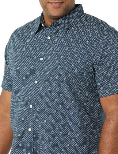 Vista 5 de Goodthreads Camisa de popelina elástica de manga corta para hombre