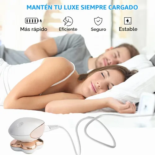 Vista 7 de Cable de carga de repuesto para afeitadora de piernas impecables, paquete de 2 cables de alimentación eléctrica, cable de carga para acabado