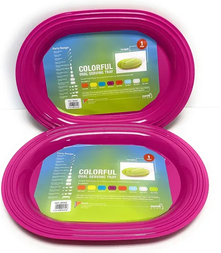 Vista 34 de Mintra Home - Platos reutilizables para servir (azul, cuadrado, 2 unidades (14 pulgadas)