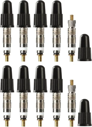 Vista 3 de RocRide Núcleos de válvula Presta con herramienta de extracción y 10 núcleos y 10 tapas para neumáticos sin cámara. Compatible con montaña