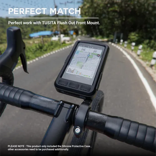 Vista 7 de TUSITA Funda de silicona compatible con el ordenador de ciclismo Wahoo ELEMNT ACE - Accesorios del sistema