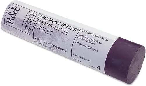 Vista 207 de R&F Handmade Paints - Pigmento profesional al óleo en barra, naranja lizarina, 6.4 fl oz