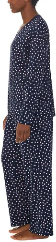 Vista 2 de Nautica Conjunto de pijama de forro polar de 2 piezas para mujer talla S azul Azul