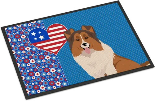 Vista 22 de Caroline's Treasures WDK5119JMAT Airedale Terrier USA - Tapete para interiores o exteriores, 24 x 36 pulgadas, tapete para puerta delantera