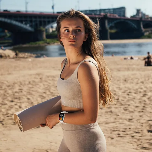 Vista 6 de Compatible con Amazfit GTS 4 mini/GTS 4/GTR mini/GTS/GTS2/GTS 3/GTS 2e/GTS 2 mini correas de reloj para mujeres y hombres, correa ajustable
