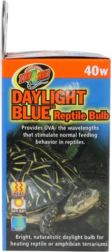 Vista 2 de Zoo Med Paquete de 2 bombillas de reptil azul luz diurna - 40 vatios