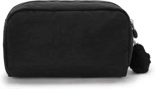 Vista 7 de Kipling Gleam - Bolsa de cosméticos de peltre metálico para mujer, Negro (Black Noir)