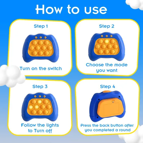 Vista 5 de Puzzle Light Up Toy, Juguetes de mano, juguetes para aliviar la ansiedad y el estrés para niños y adultos, juegos de entrenamiento de respuesta