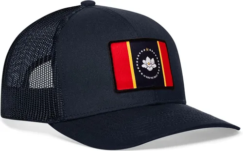 Vista 19 de HAKA Gorra de béisbol unisex con diseño de bandera del estado Gorra de béisbol de malla de camionero