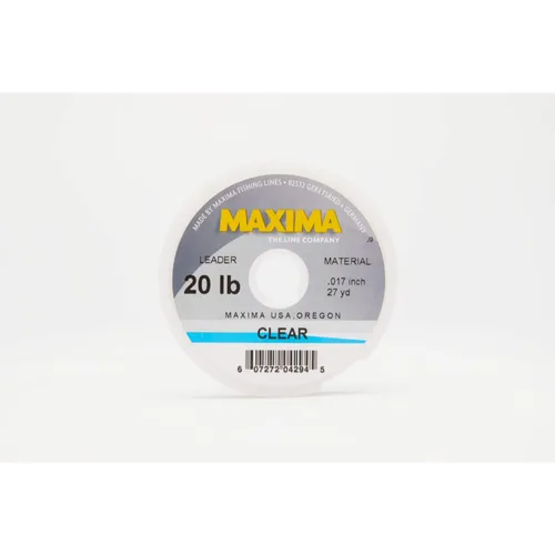 Vista 10 de Maxima Fishing Line Leader Wheel, transparente, 1 libra, 27 yardas