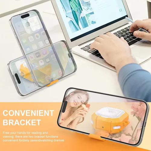 Vista 3 de Secure Lock - Funda transparente con diseño para Galaxy Buds FE (2023), Galaxy Buds2 Pro (2022), Galaxy Buds Pro (2021), Galaxy Buds 2 (2021)/Galaxy