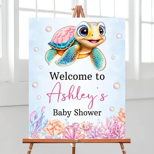 Vista 9 de Letrero de bienvenida para baby shower, tema oscuro, varios tamaños