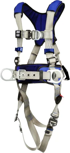 Vista 2 de 3M DBI-SALA ExoFit X100 Comfort Construction - Arnés de seguridad para escalada/posicionamiento, protección contra caídas con cinturón corporal