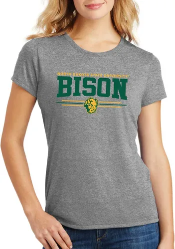 Vista 31 de CornBorn Camisetas del estado de Dakota del Norte para mujer Mezcla triple premium Elige tu diseño
