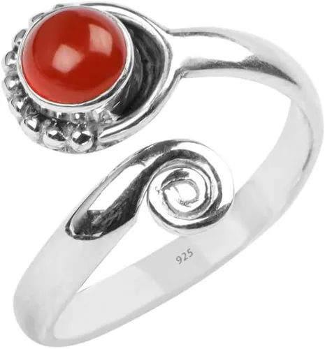 Vista 25 de Anillo de dedo del pie de piedra preciosa de plata de ley 925, joyería para el cuerpo, anillo de dedo del pie de la mano de la mano de la piedra