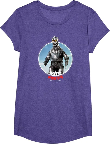 Vista 34 de Godzilla Mechagodzilla 1975 Icons of Toho T-Shirt Asphalt Grey