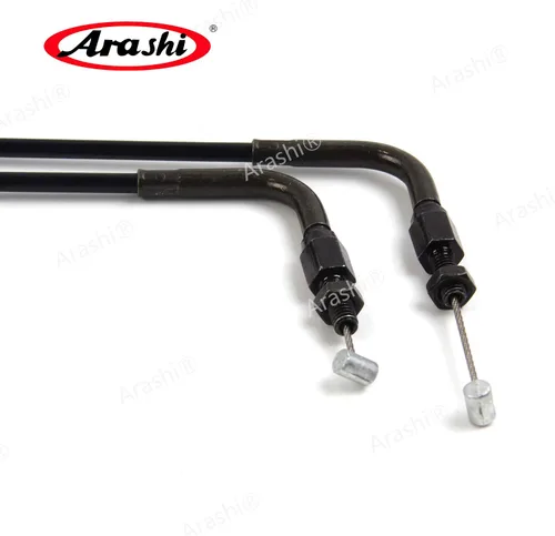 Vista 4 de Arashi Cable del acelerador para Yamaha MT-09 FZ-09 2014-2017 línea de alambre inoxidable y goma accesorios de motocicleta MT09 FZ09 MT FZ 09 negro
