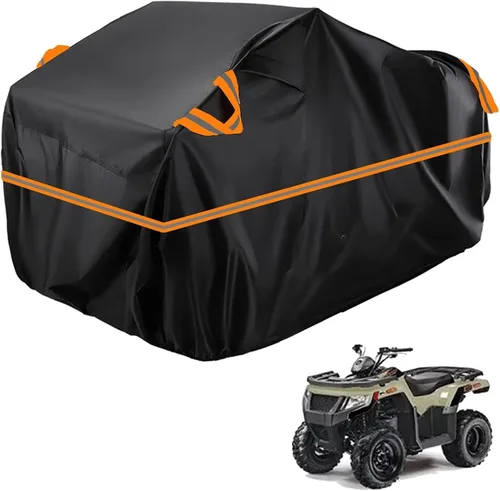 Vista 387 de Cubierta para ATV impermeable compatible con Arctic Cat H1 EFI TRV Cruiser 4x4 2011, cubierta de 210D para vehículos de 4 ruedas, cubierta para quad
