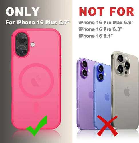 Vista 837 de Funda para Google Pixel 10 Pro XL, cubierta magnética mate, color negro Fit for MagSafe, Screen Protector included, Shockproof Military Grade