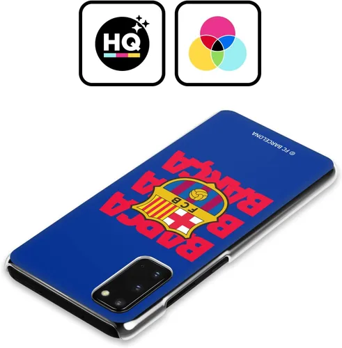 Vista 2 de Head Case Designs Funda rígida con licencia oficial del FC Barcelona Barca Crest Graphics compatible con Samsung Galaxy S23+ 5G