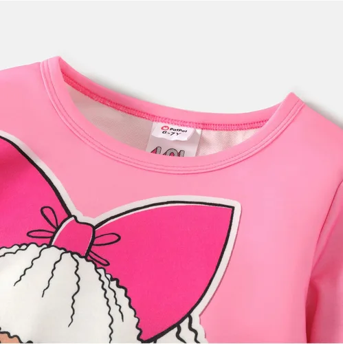 Vista 4 de L.O.L. Surprise! Little Big Girls LongSleeve T-Shirt Crewneck Pullover Sweatshirt 4Y-12Y