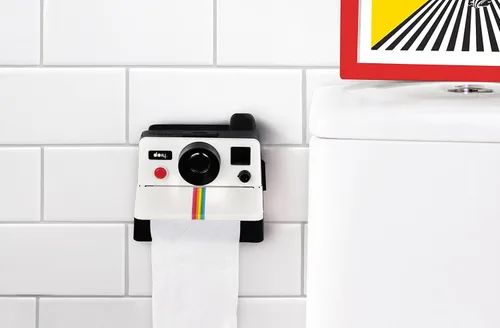 Vista 2 de doiy Chinka Polaroll - Portarrollos de papel higiénico para cámara retro estilo 80S