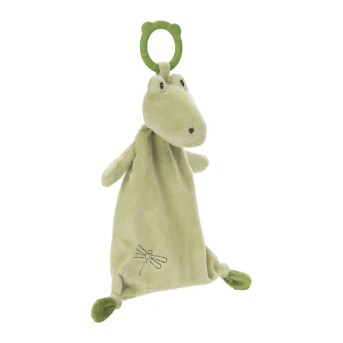 Vista 2 de GUND - Palillo de dientes para bebé, Ensley Alligator Mordedor de peluche y manta de seguridad, verde, 13 pulgadas