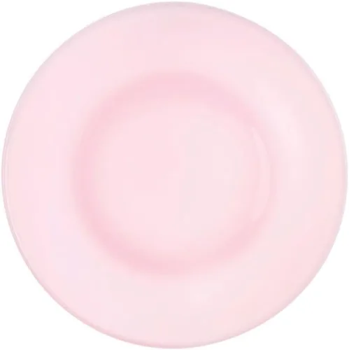 Vista 3 de Patrón simple y simple – Plato para pan/ensalada/cena – Mosser Glass (6 pulgadas, frambuesa negra)