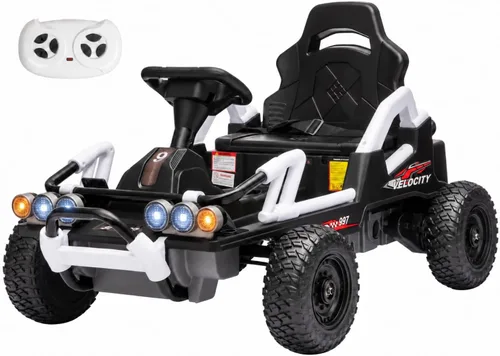 Vista 11 de Carro eléctrico de paseo para niños de 12 V, carrito de deriva Rojo