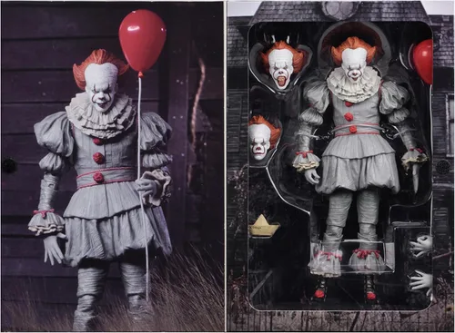 Vista 2 de NECA - IT - Figura de acción a escala de 7" - Ultimate Pennywise (2017)
