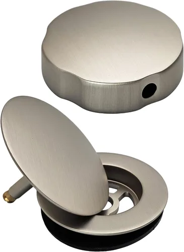 Vista 12 de Westbrass Moldura estándar para residuos de baño de accionamiento por cable, negro mate, D50T-62