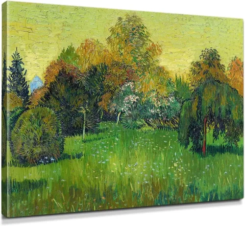 Vista 37 de IPIC - Campo de trigo con cuervos, reproducción artística de Vincent Van Gogh. Lienzo de giclée para decoración del hogar 10#F (20 x 16)