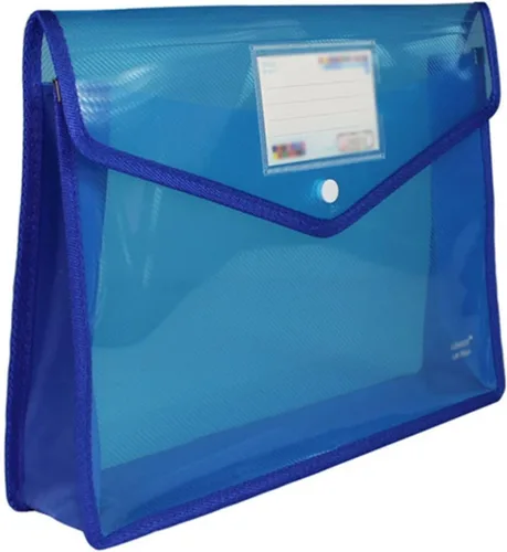 Vista 10 de Carpeta de archivos A4, bolsa transparente de creatividad tridimensional, resistente al agua, bolsa de información, bolsa de tela, bolsillo lateral