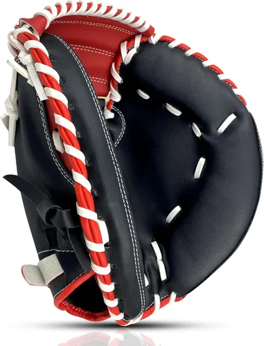 Vista 11 de Gracfulcub Guante de Receptor de Béisbol, Lanzamiento con Mano Derecha, Manopla de Receptor de Béisbol y Softbol para Niños, Jóvenes y Adultos