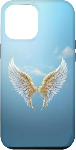 Vista 25 de Funda para iPhone 13 Heavenly Golden Angel Wings
