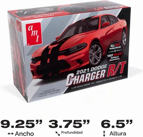 Vista 5 de AMT Dodge Charger RT - Kit de herramientas a escala 1:25 2021