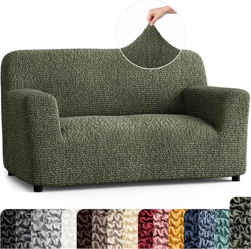Vista 11 de PAULATO BY GA.I.CO. Funda para Silla - Funda para Sillón - Funda para Sillón - Funda de Tela Suave - Protector de Muebles Elegante de Ajuste Ceniza