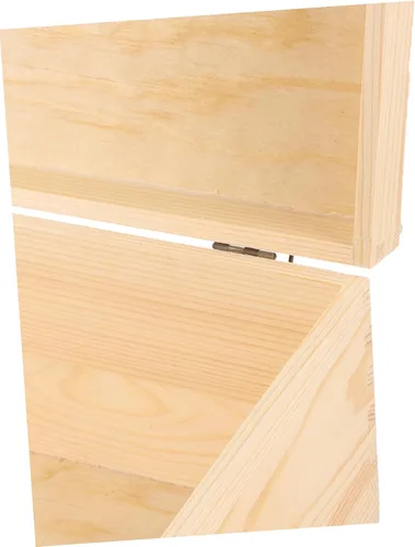 Vista 8 de EXCEART Box Wooden Storage Box Rustic Jewelry Case Wood Storage Case Trinket Case Wooden Jewelry Storage Case Wood Jewelry Case Wooden Jewelry