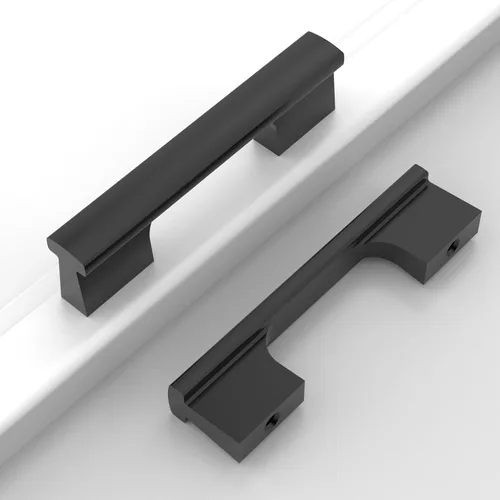 Vista 42 de Paquete de 12 manijas de níquel satinado cepillado de 5 pulgadas (5.039 in) para gabinetes de cocina, tiradores de cajones de cocina, accesorios