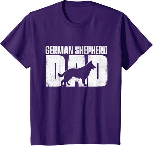 Vista 63 de Camiseta de pastor alemán para el día del padre del dueño de perros caninos, Negro