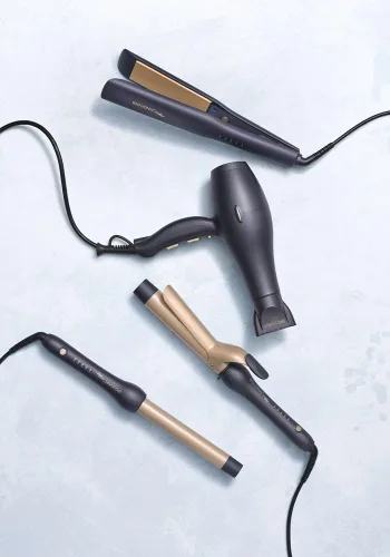 Vista 6 de Bio Ionic GoldPro 1" or 1.25” Curling Iron, Blue, Moisturizing Heat & 24K Gold MX, New & Improved 15% Longer Barrel Ceramic Curling Iron, Adjustable