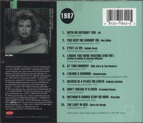 Vista 2 de Billboard Top Hits 1987