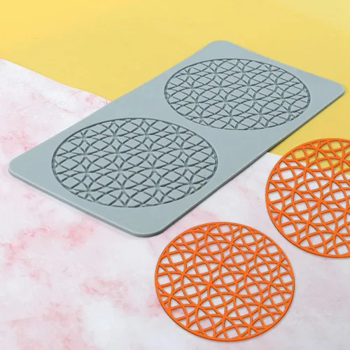 Vista 15 de TUKE Moldes de encaje para decoración de pasteles, moldes de silicona de hojas 3D para hornear moldes de gomitas, moldes de fondant de arcilla