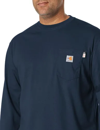 Vista 3 de Carhartt Camisa de hombre resistente al fuego de algodón manga larga