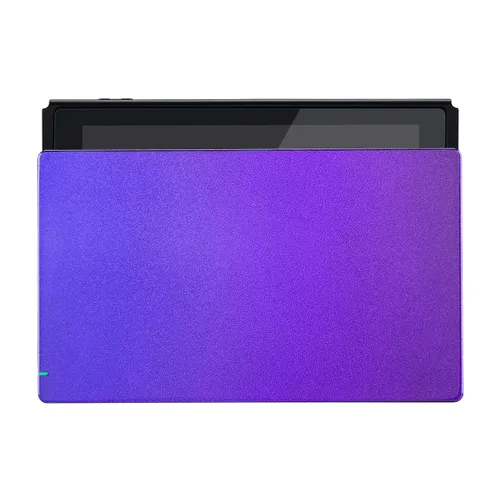 Vista 8 de eXtremeRate Custom Chameleon Glossy Faceplate for Nintendo Switch Dock, Purple Blue DIY Replacement Housing Shell for Nintendo Switch Dock - Dock