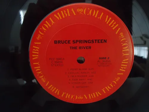 Vista 5 de Bruce Springsteen The River Vinyl Record LP Album - PC2 36854 - 1980 - Classic Rock Music - VG++
