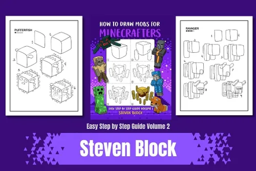 Vista 3 de How to Draw Mobs for Minecrafters Easy Step by Step Guide Volume 1